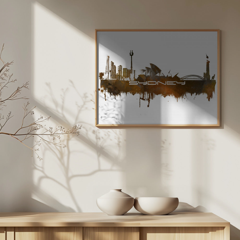 Sydney Australia Skyline City Art (3) | Poster