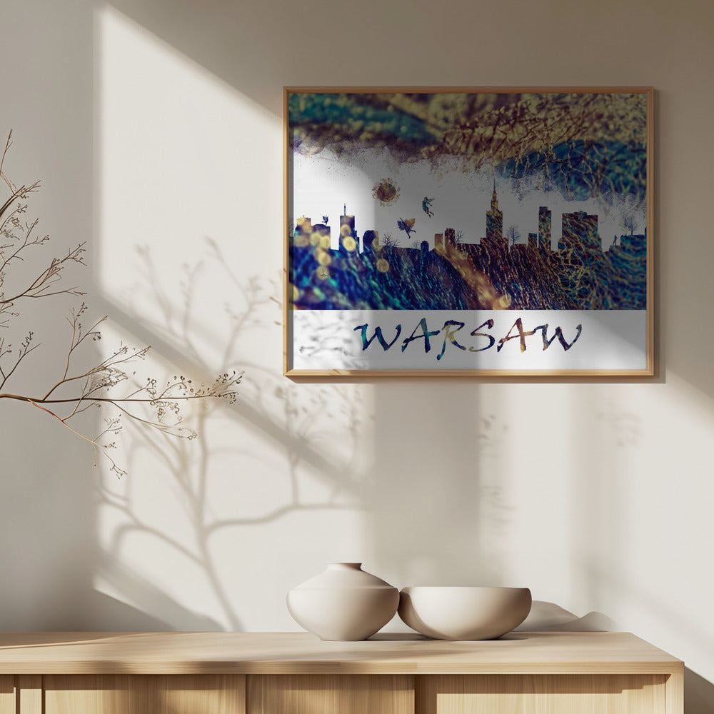 Warsaw Skyline Magic City Art | Poster
