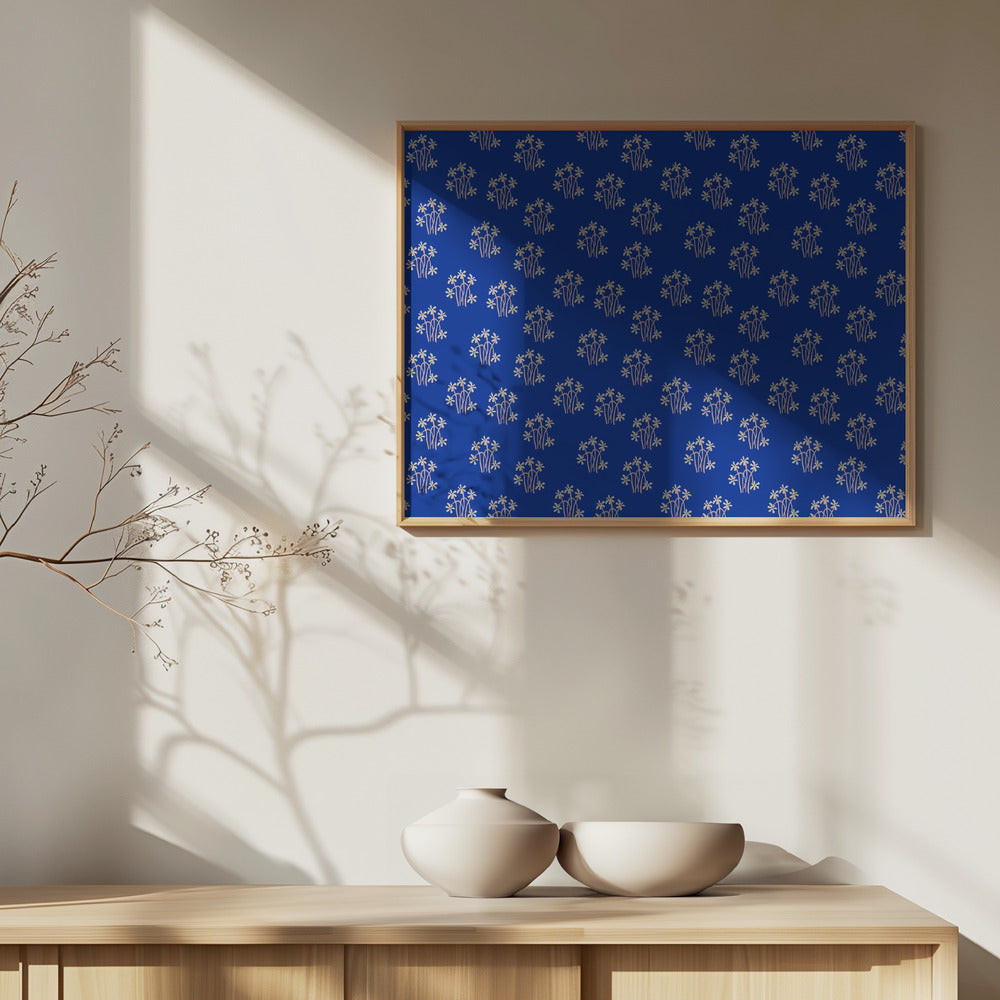 Garden in Indigo | Poster