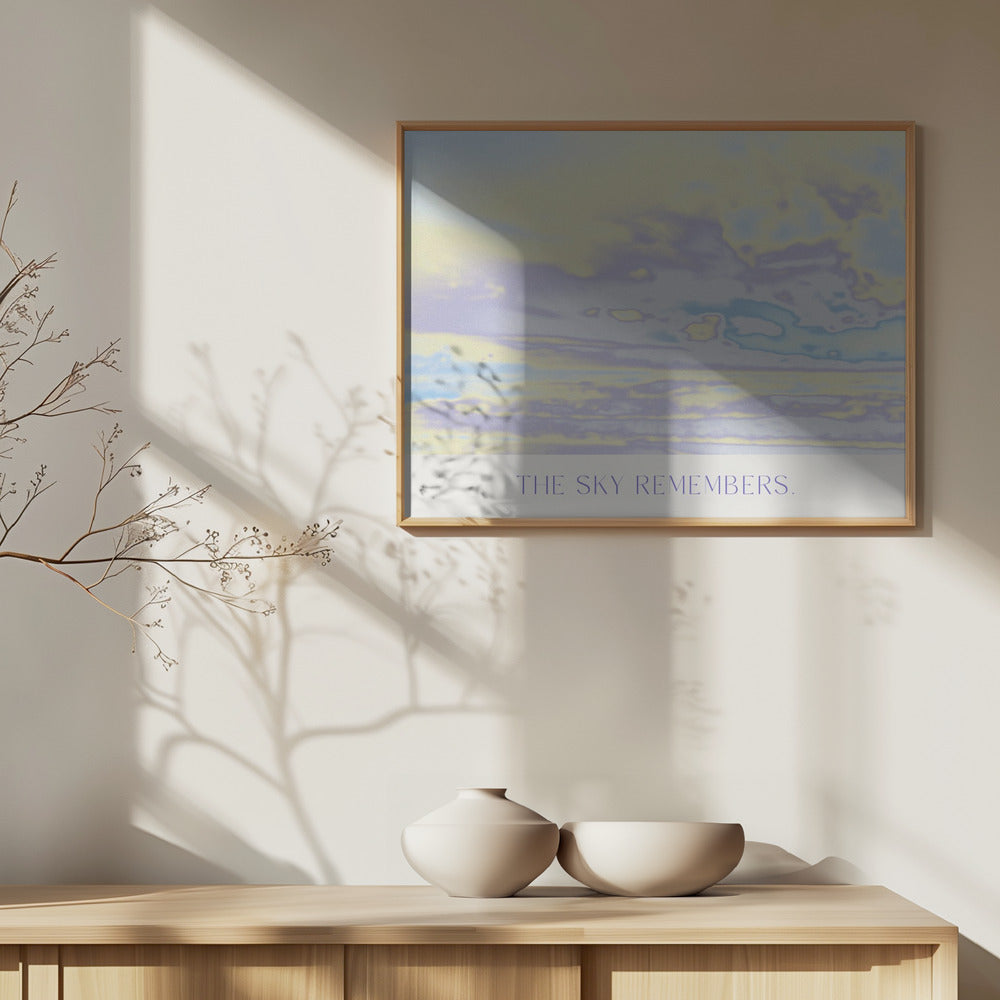 Viskningar av moln | Poster
