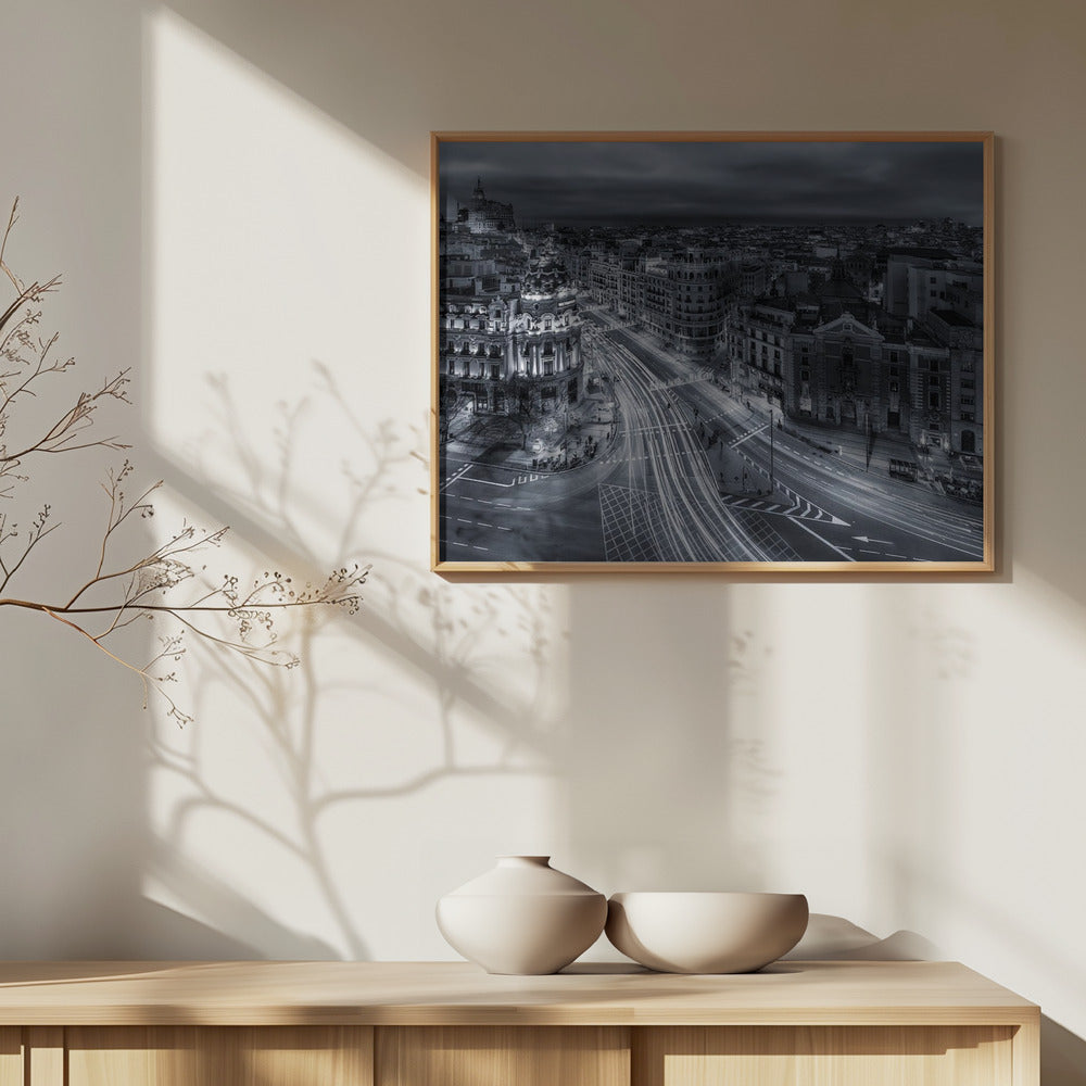 Madrid City Lights | Poster