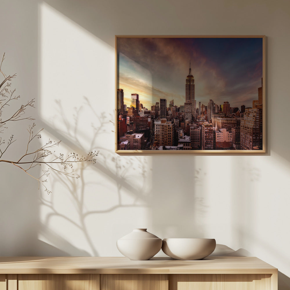 Midtown Solnedgång | Poster