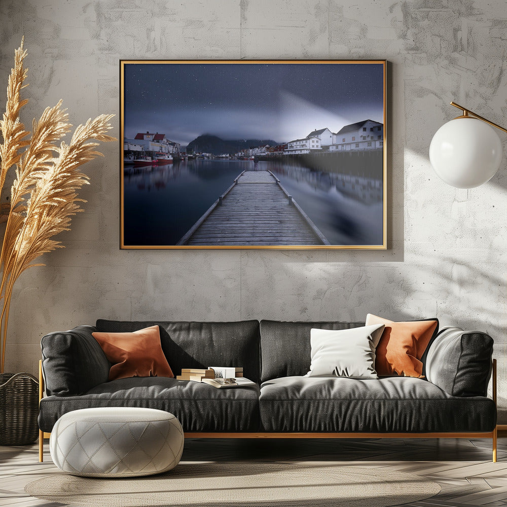 När natten faller från himlen | Poster