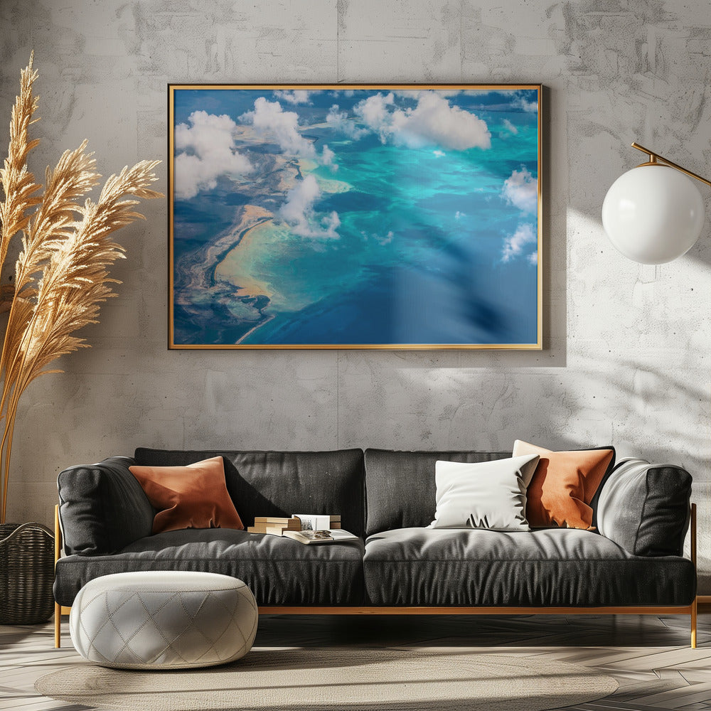 Sandstrand möter hav | Poster