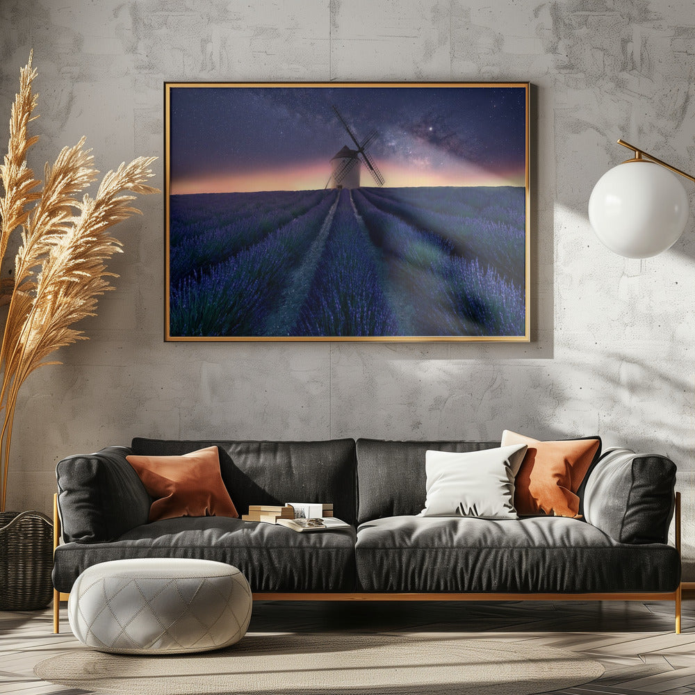 Lavender night | Poster