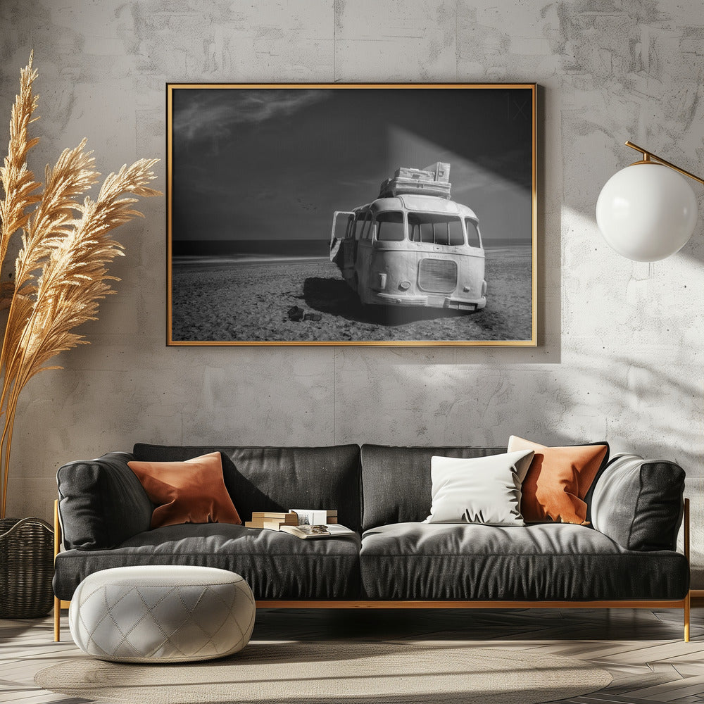 Strandad buss | Affisch