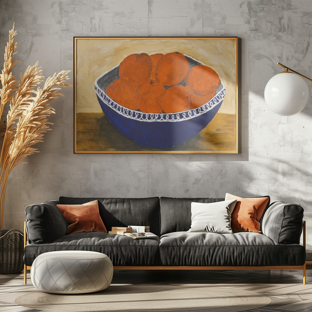 Sehr orange | Poster - Kunstdruck