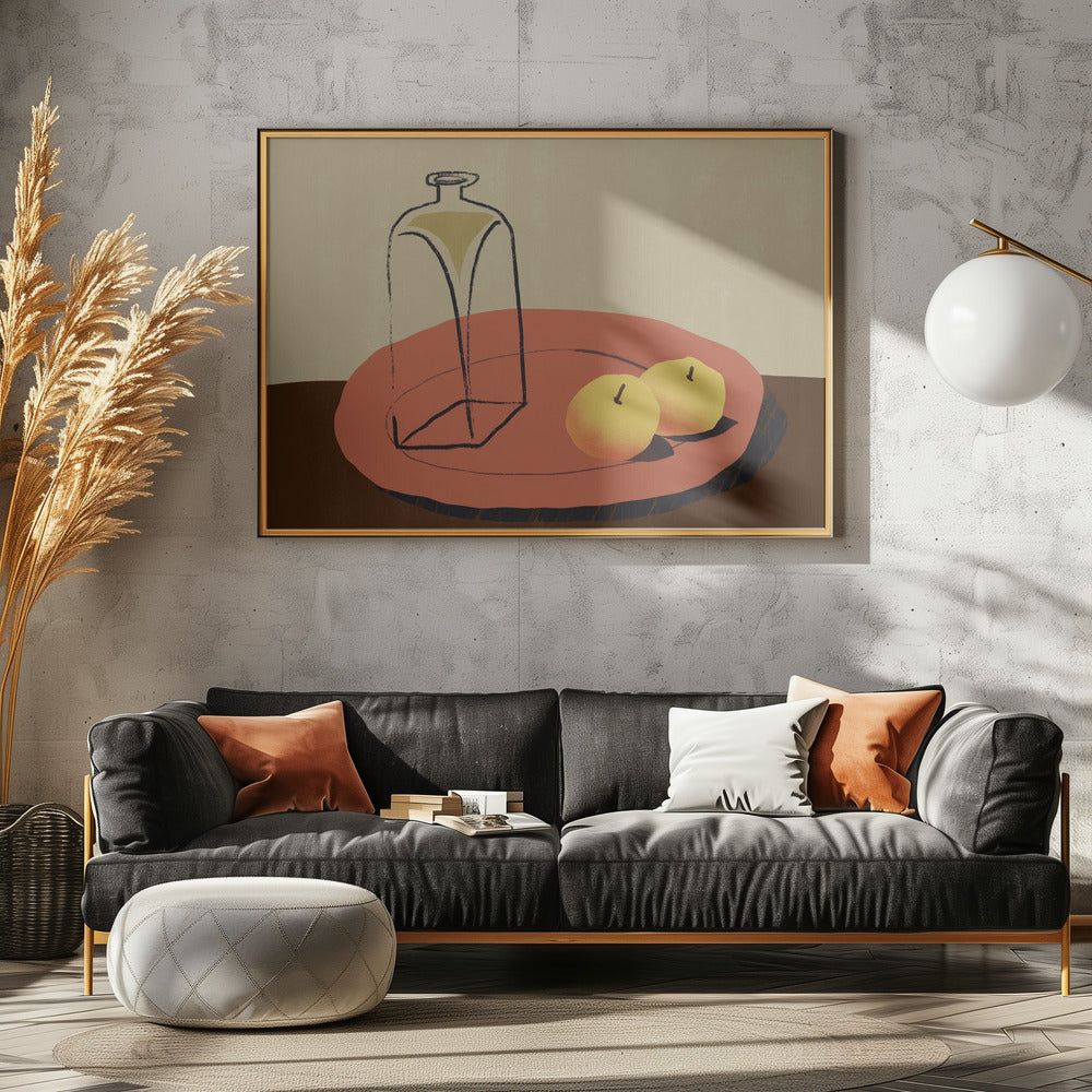 Jar and apple | Poster