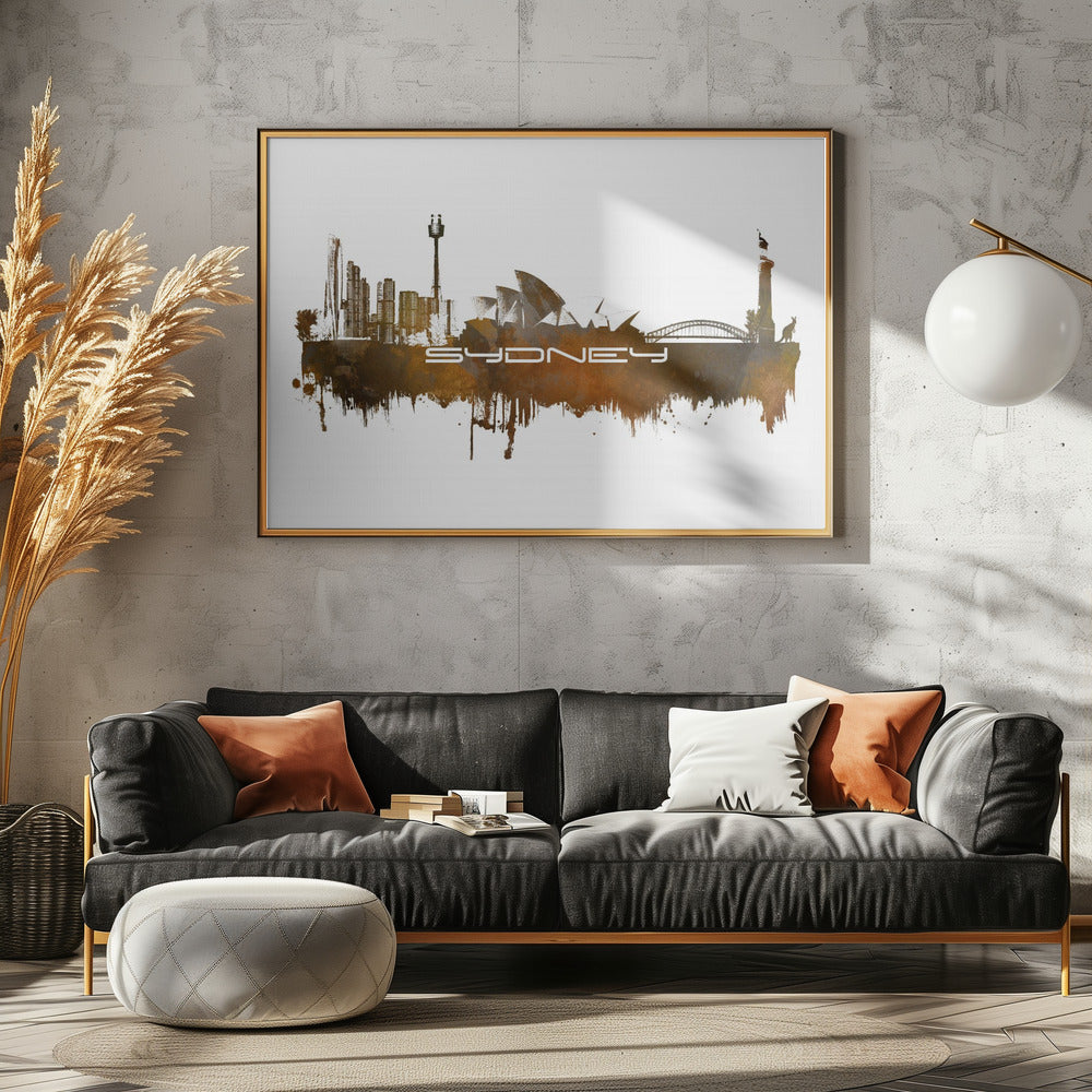 Sydney Australia Skyline City Art (3) | Poster