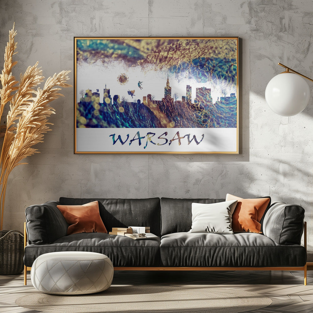 Warsaw Skyline Magic City Art | Poster