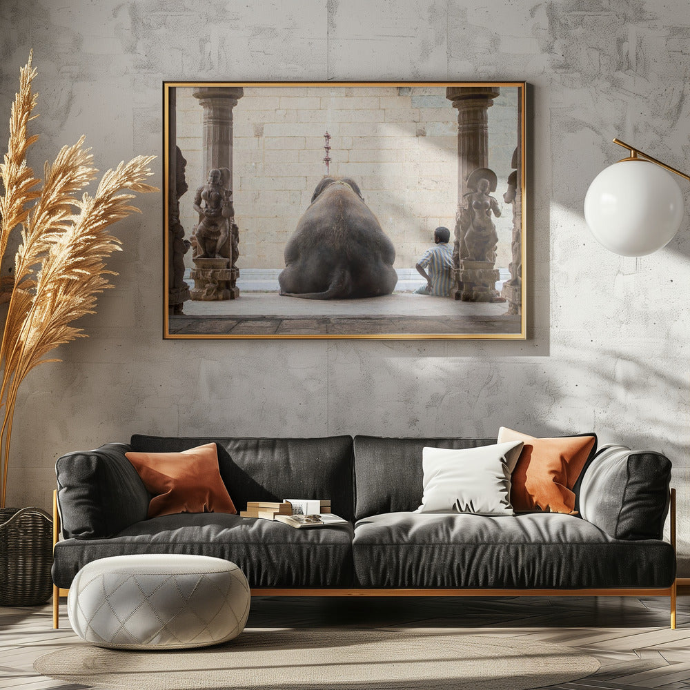 The Elephant & its Mahot | Poster