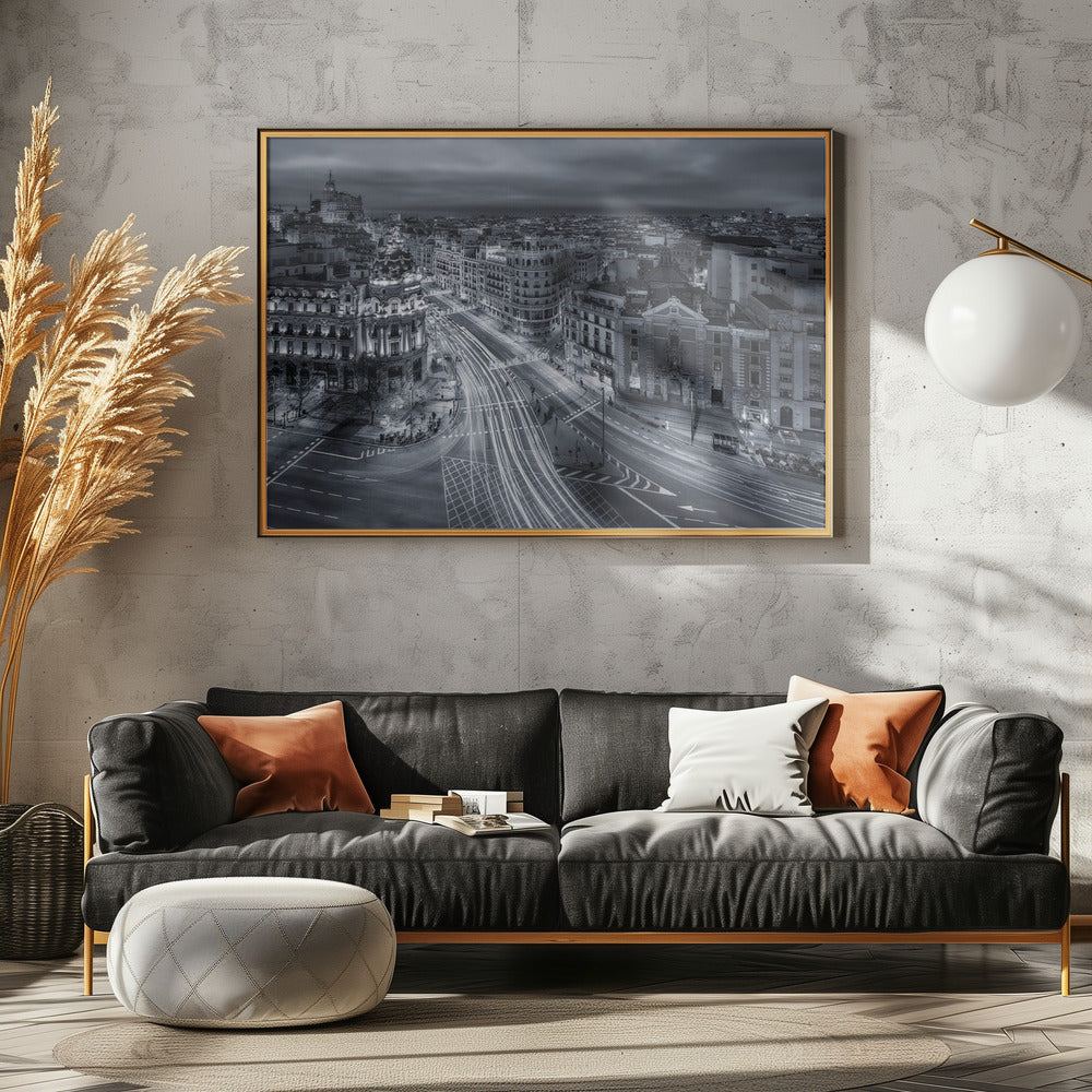 Madrid City Lights | Poster