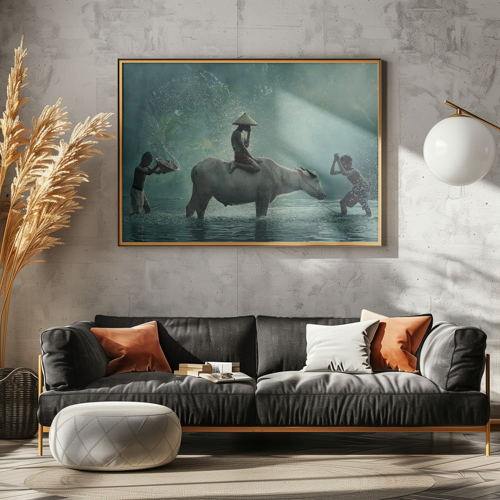 Vattenbuffel | Poster