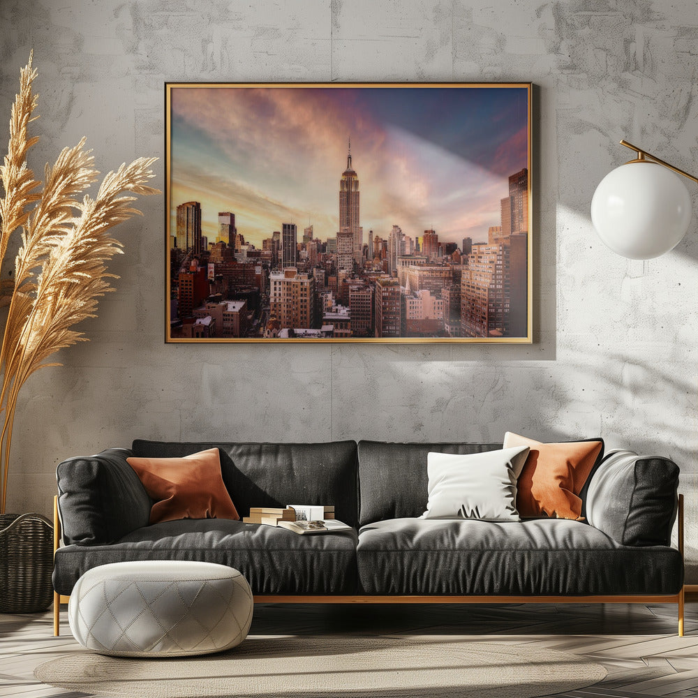 Midtown Solnedgång | Poster