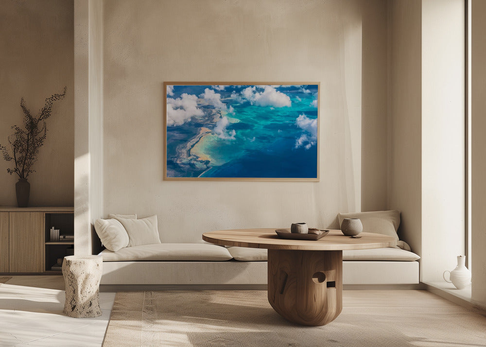 Sandstrand möter hav | Poster