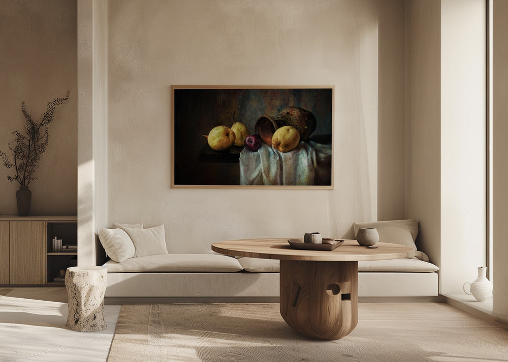 Sketch with pears | Poster