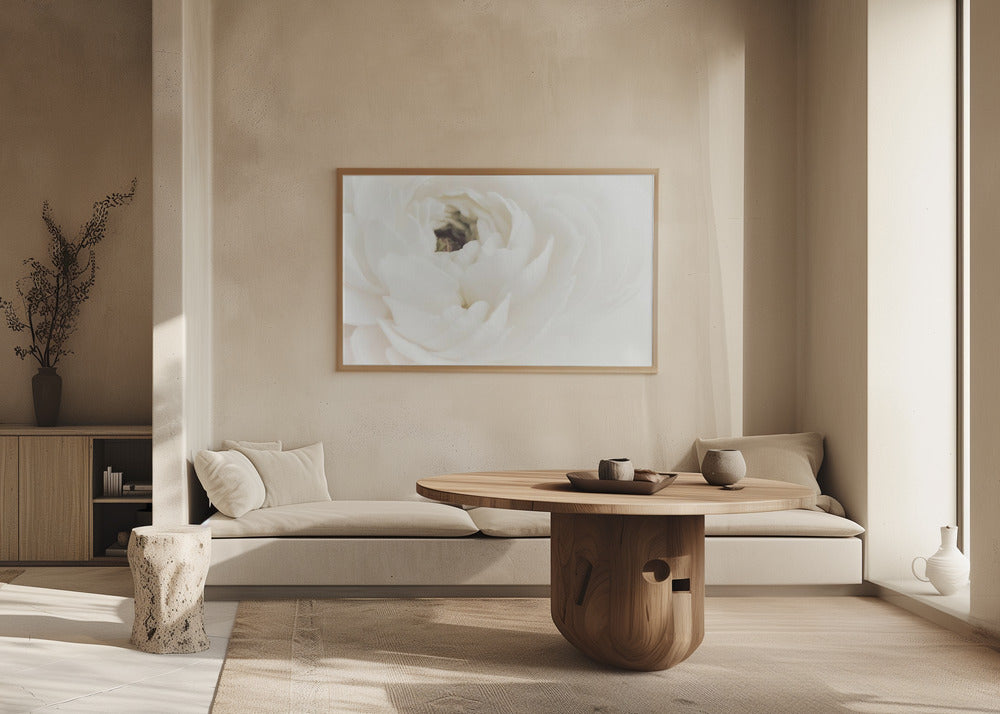 Vit blomma 02 | Poster