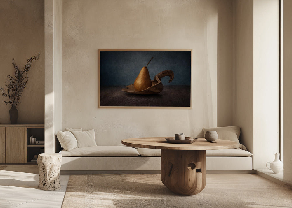 Pear on spoon | Poster