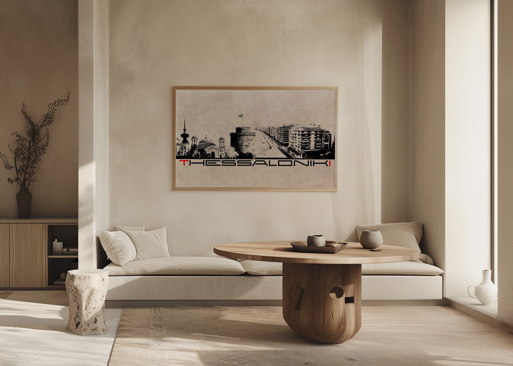 Thessaloniki Greece Skyline City Art (1) | Poster