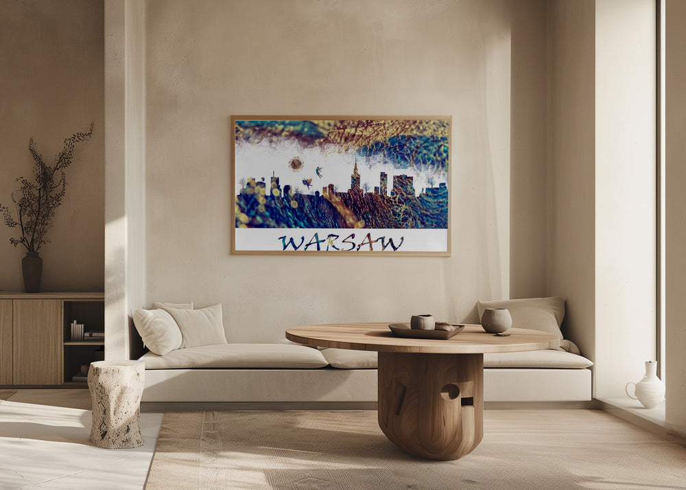Warsaw Skyline Magic City Art | Poster