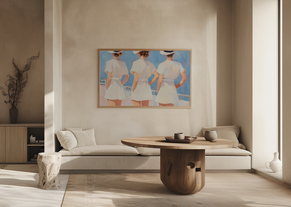 Retro Three Sailors | Poster
