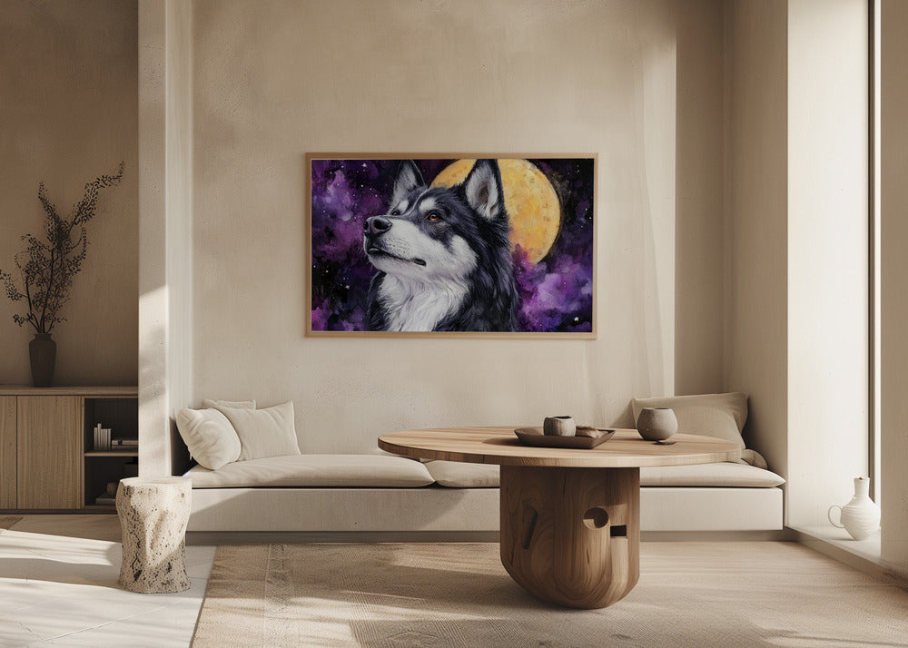 Hund Husky Wolfi | Poster