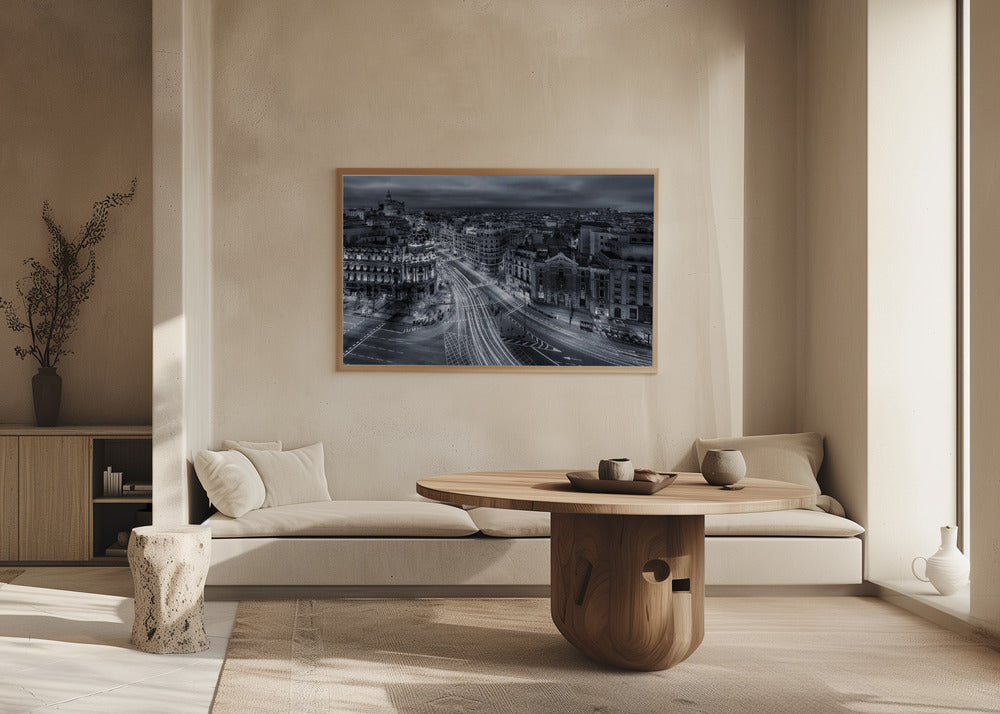 Madrid City Lights | Poster