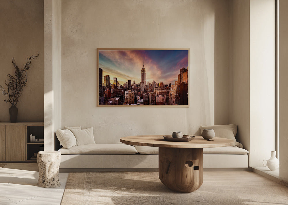 Midtown Solnedgång | Poster