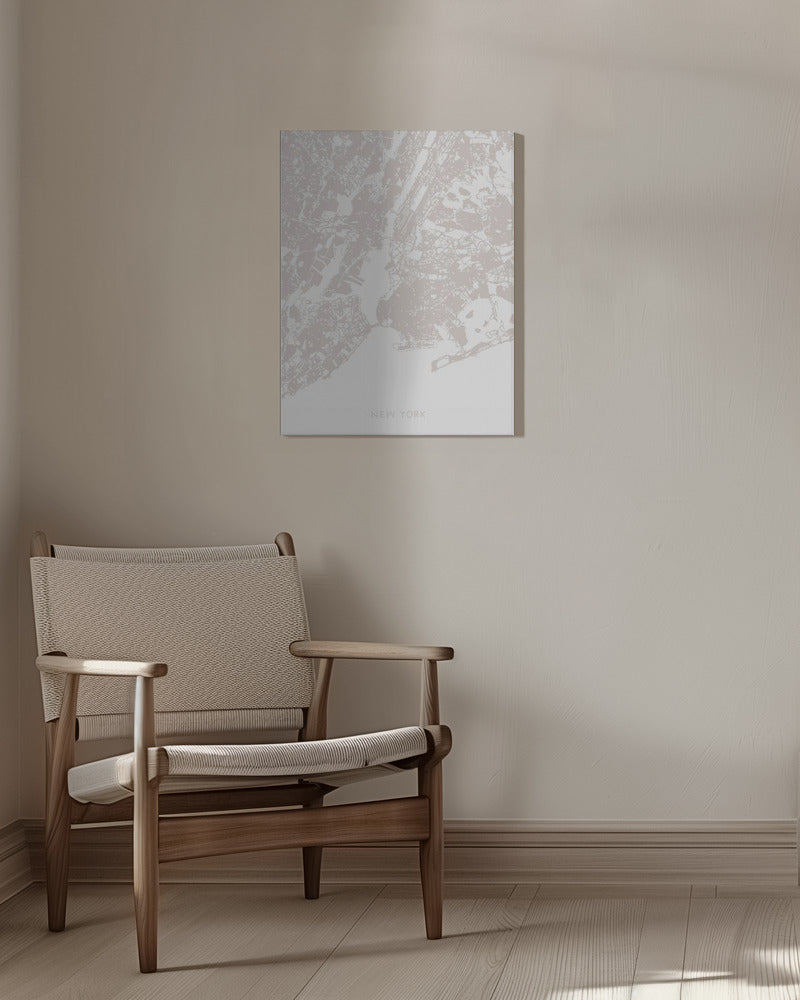 Karta över New York | Canvas
