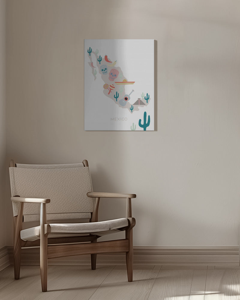 Mexikokarta nr 1 | Canvas