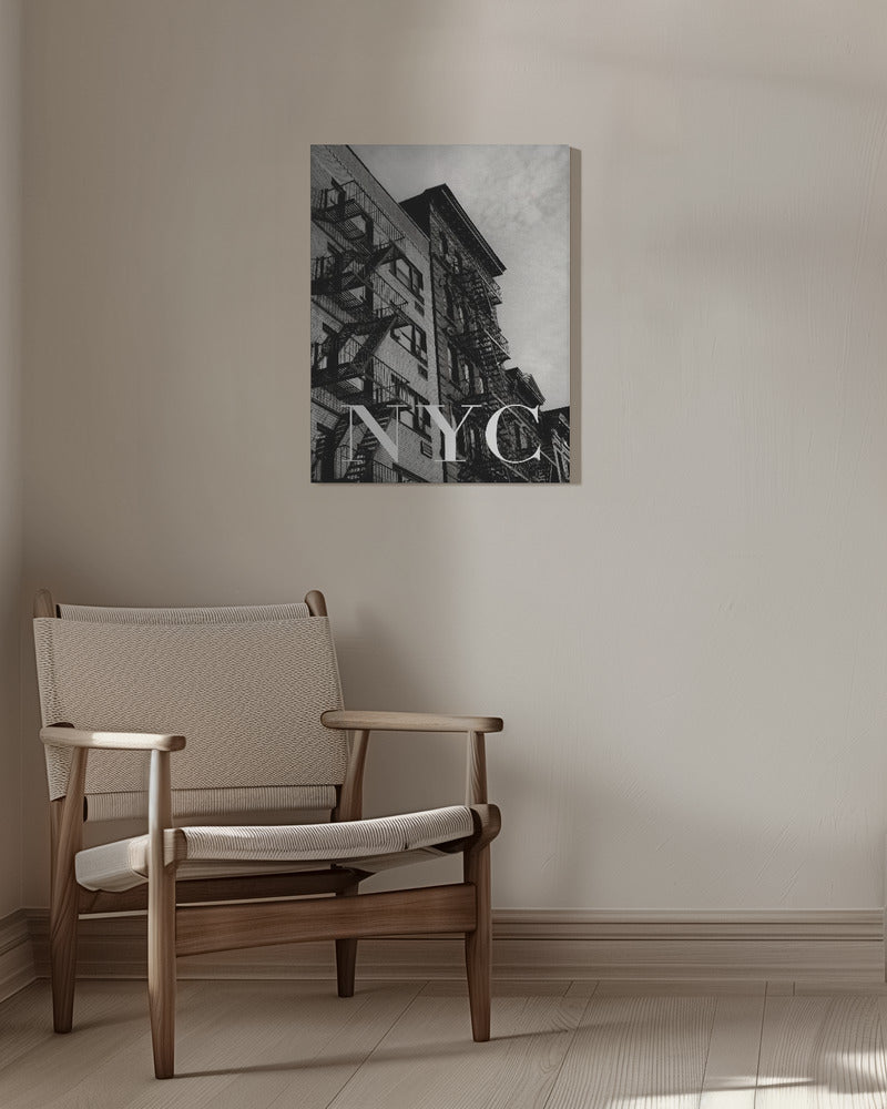 Brandtrappor i New York 2 | Canvastavla