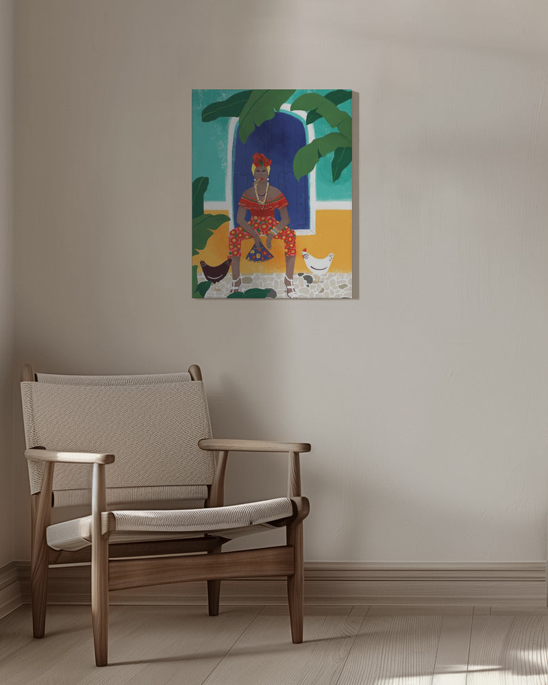 Cigarettkvinna | Canvas