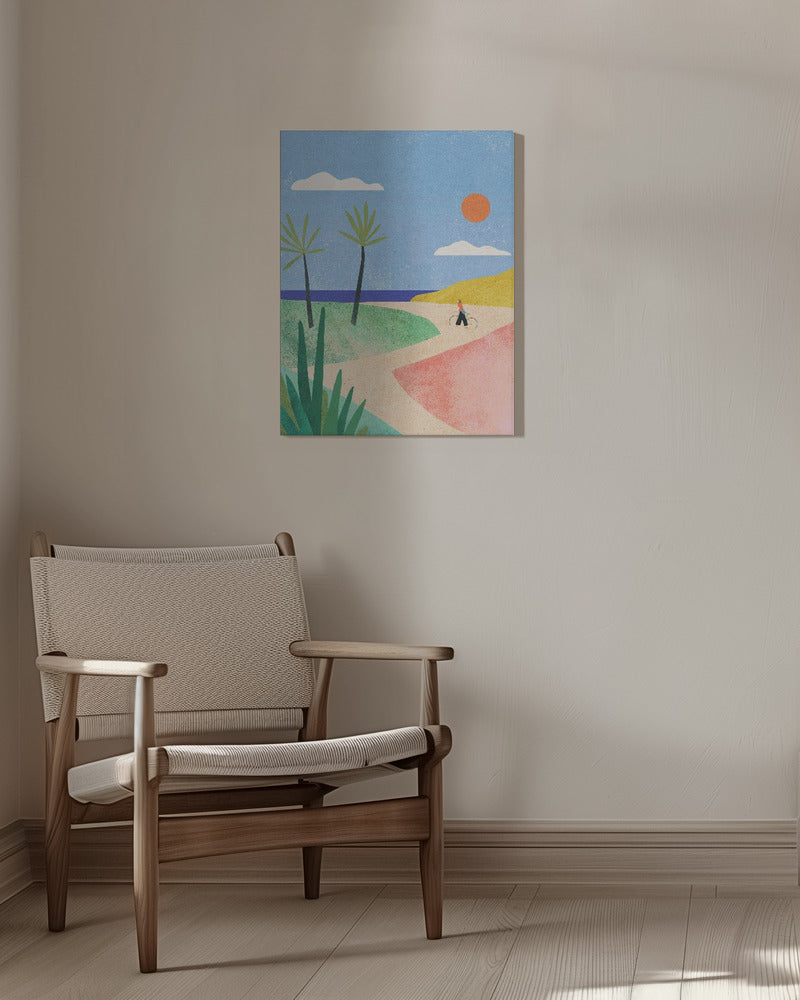 Strandflicka | Canvasduk