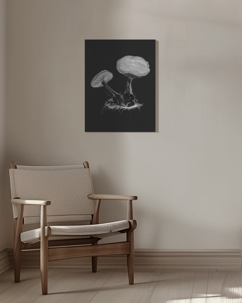 Vintage Violett Webbmössa Svamp Mörk Svart/Svart | Canvas
