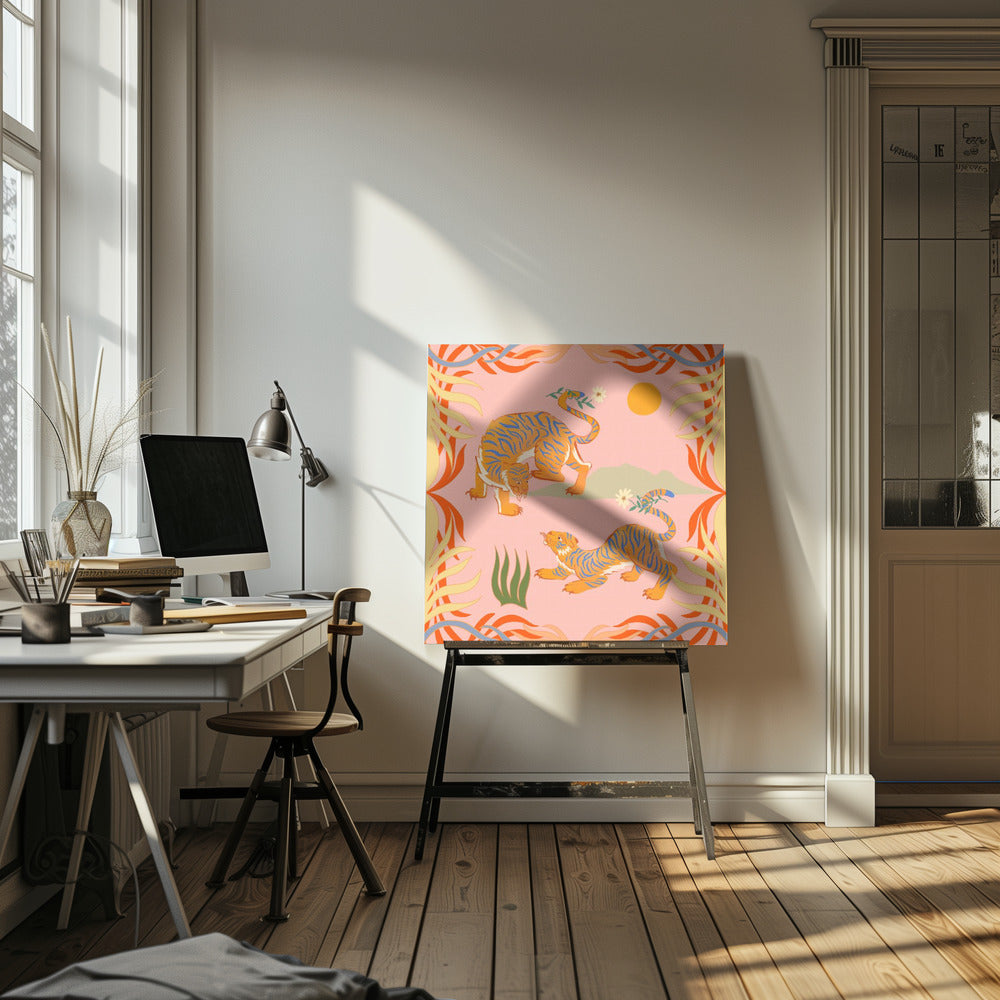 Rawring Playmates | Canvas