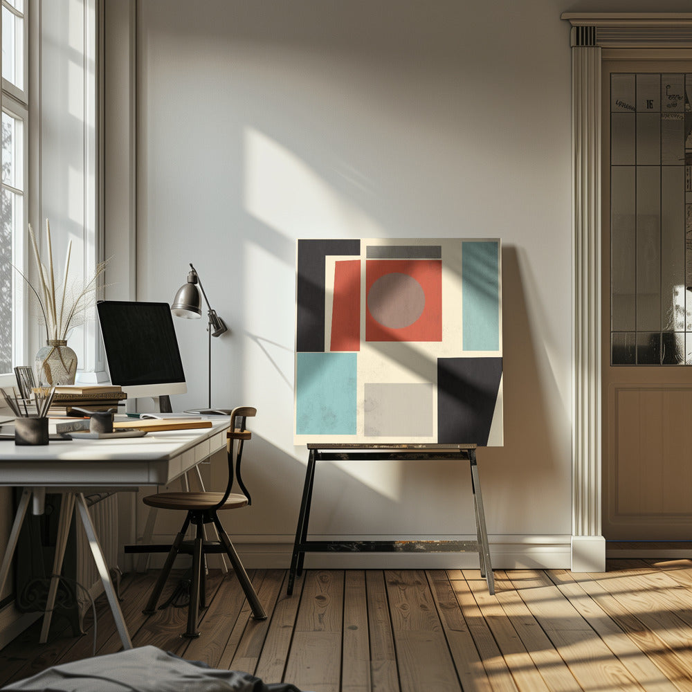 GEOMETRISK PUNKT NR 1 | Canvas