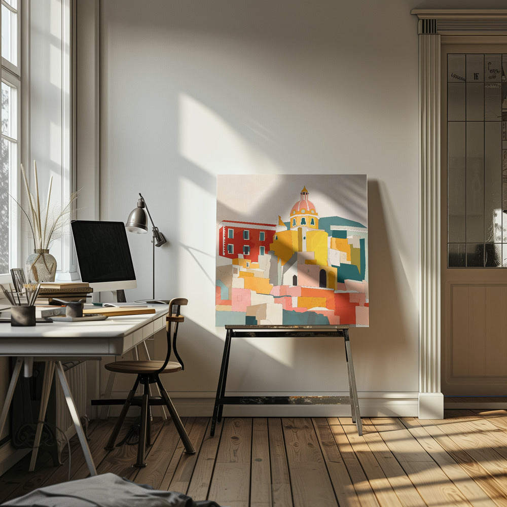 Procida Italien Kopior | Canvas