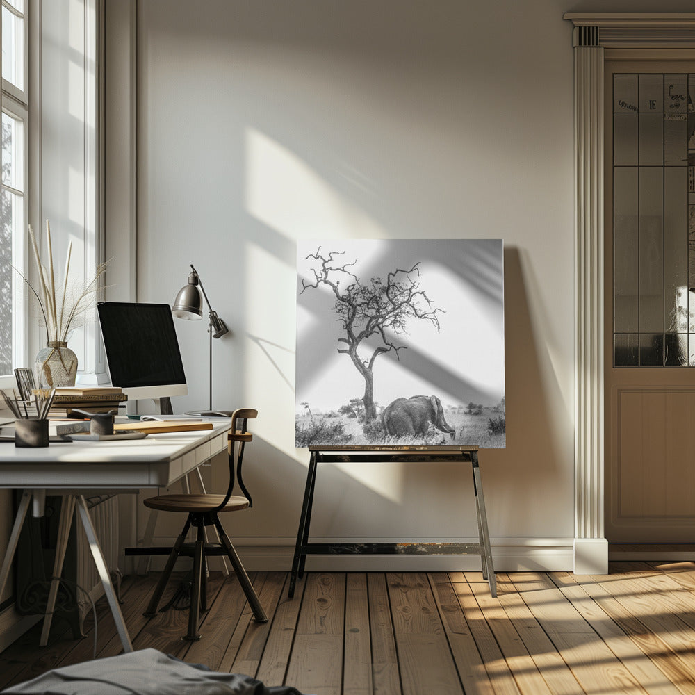 Trädet och elefanten | Canvas