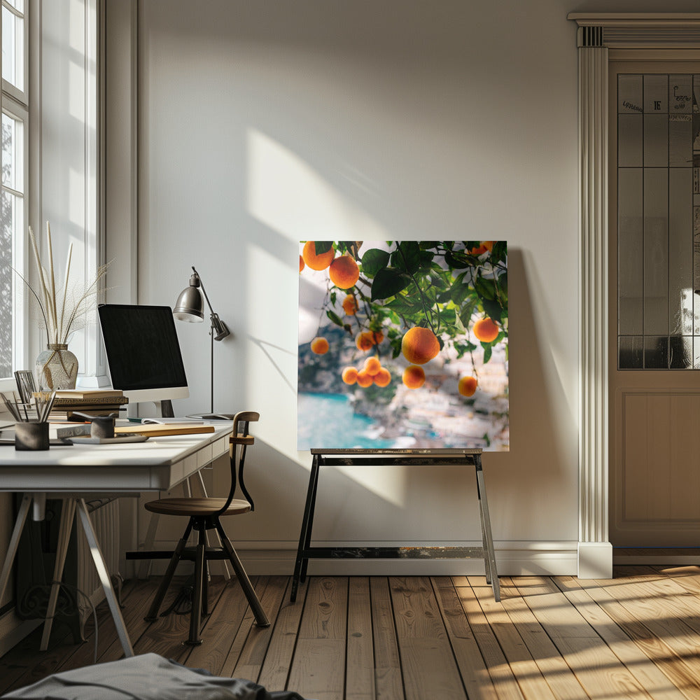 Amalfikustens apelsiner | Canvastavla