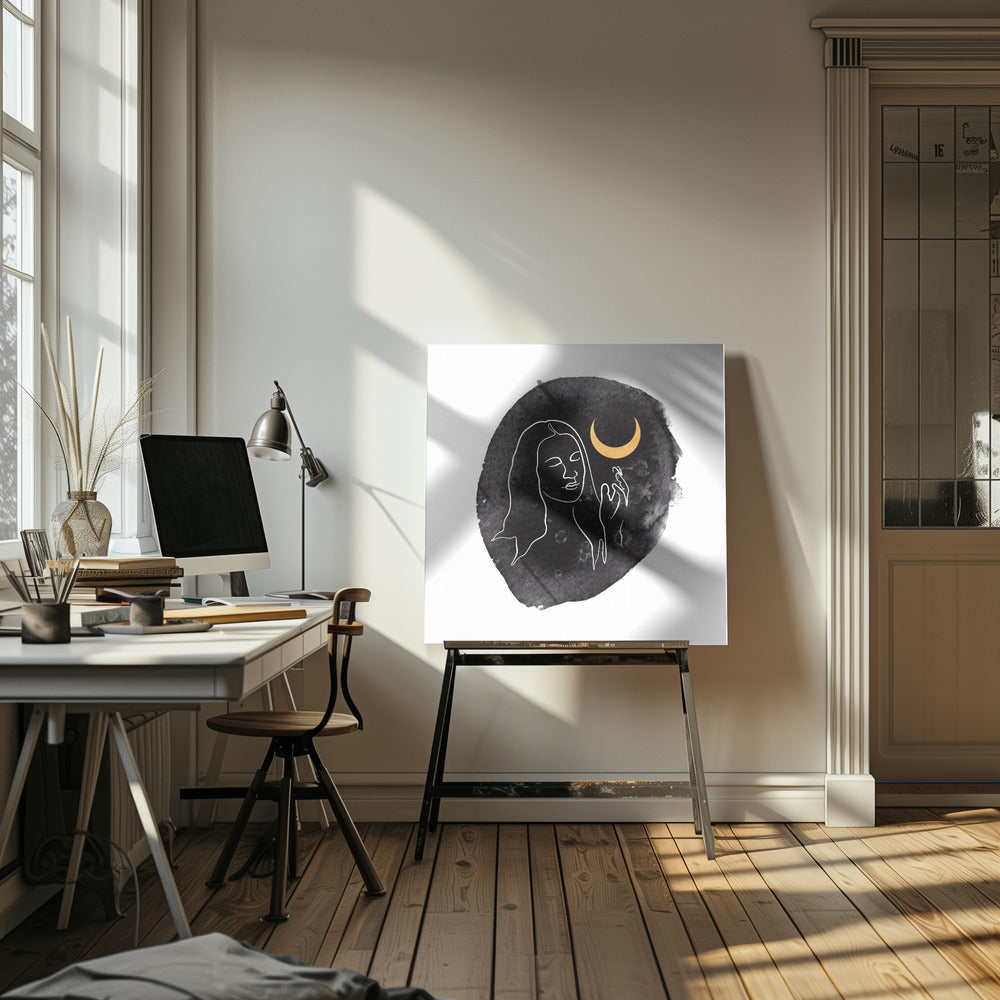 Feminin akvarell 2 4 | Canvas