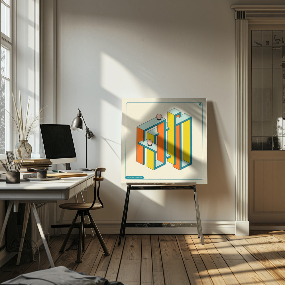 Omöjliga geometrier 23 | Canvas