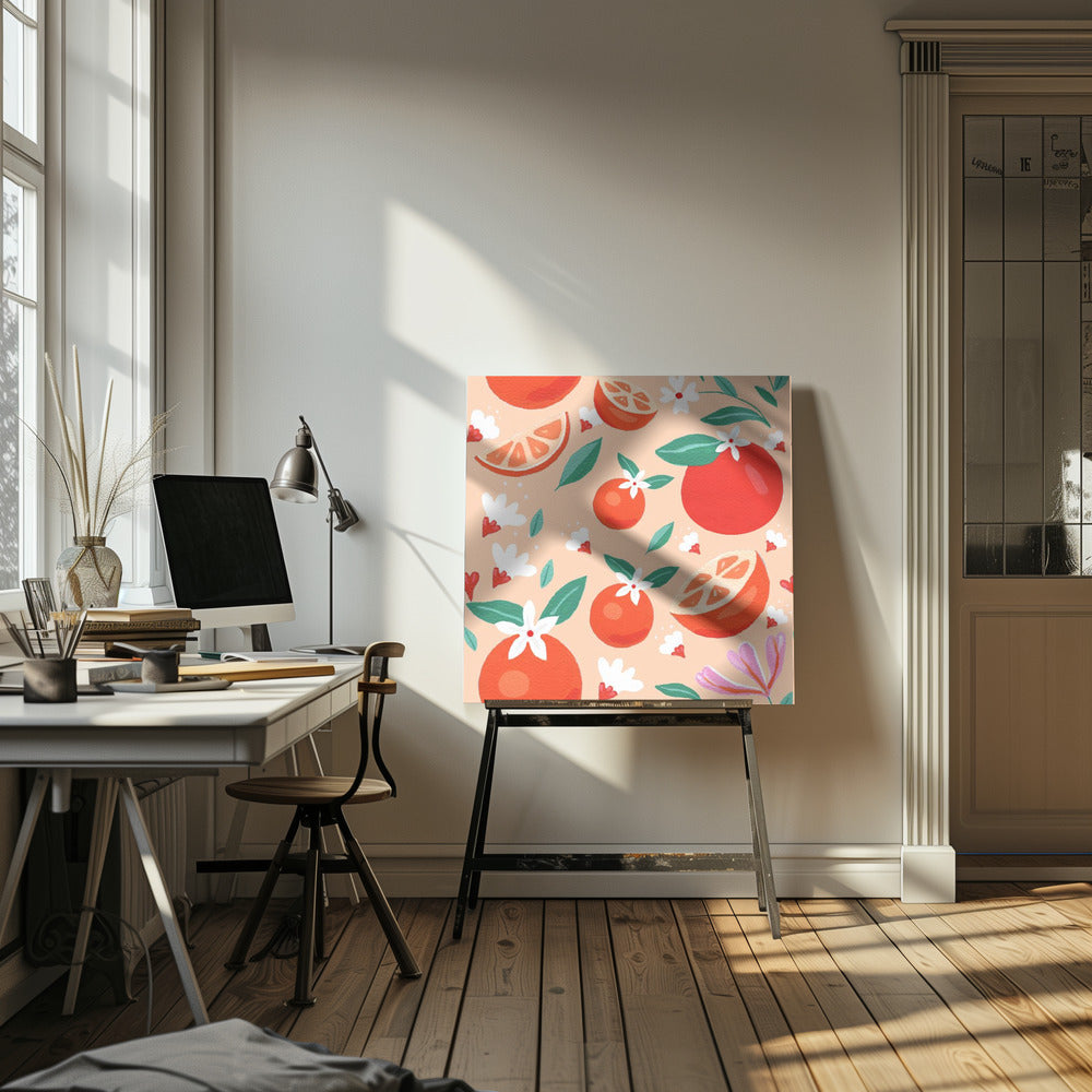 Citrusmönster | Canvas
