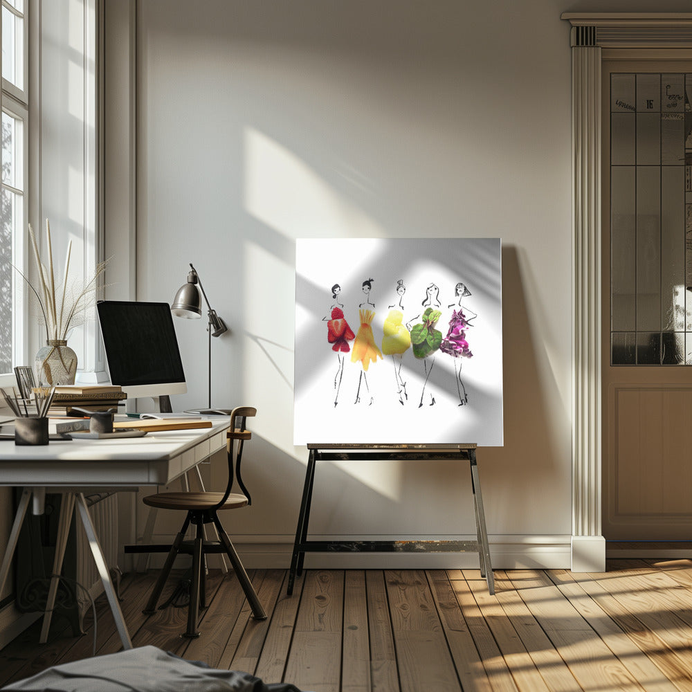 Smaka på regnbågen | Canvastavla