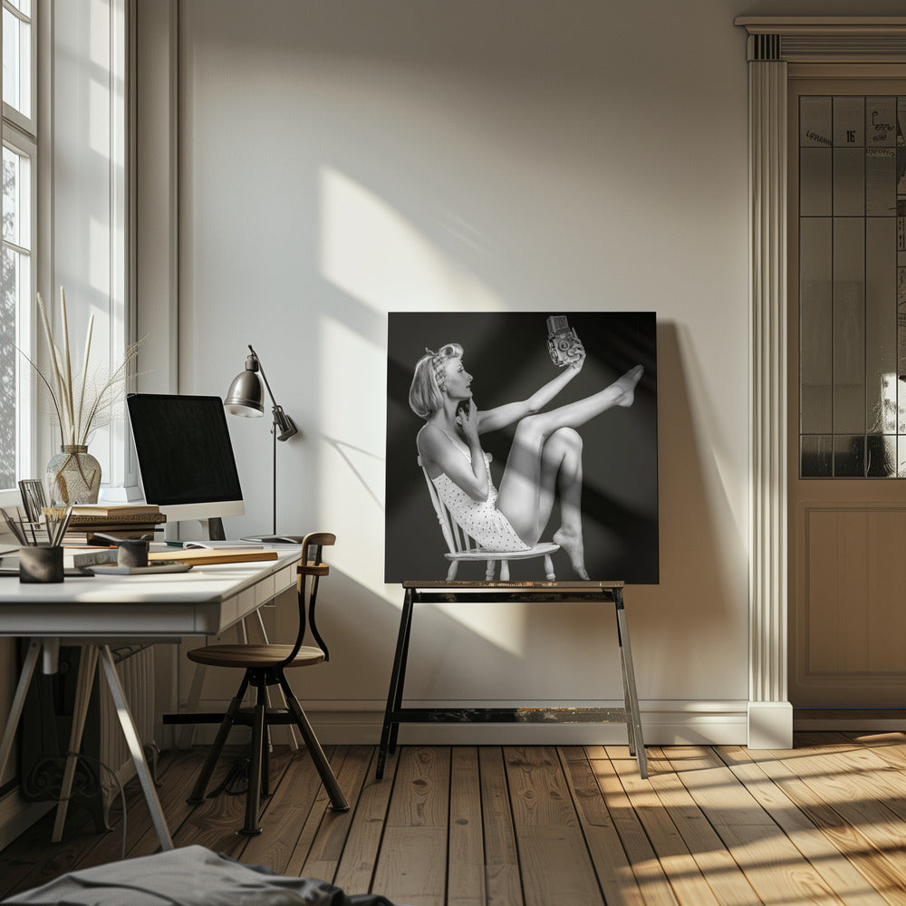 Vintage-selfie | Canvas