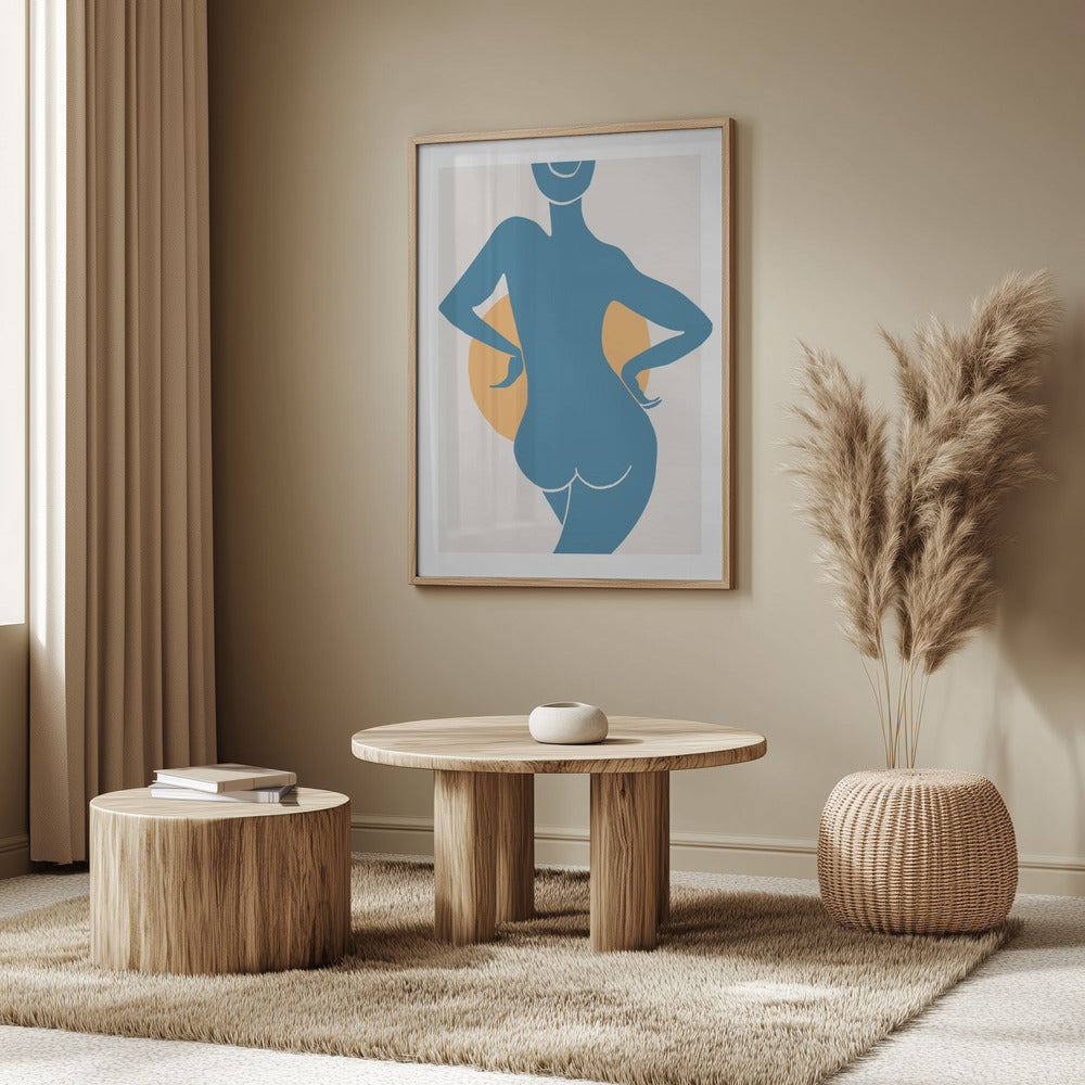 Blå kvinna | Poster