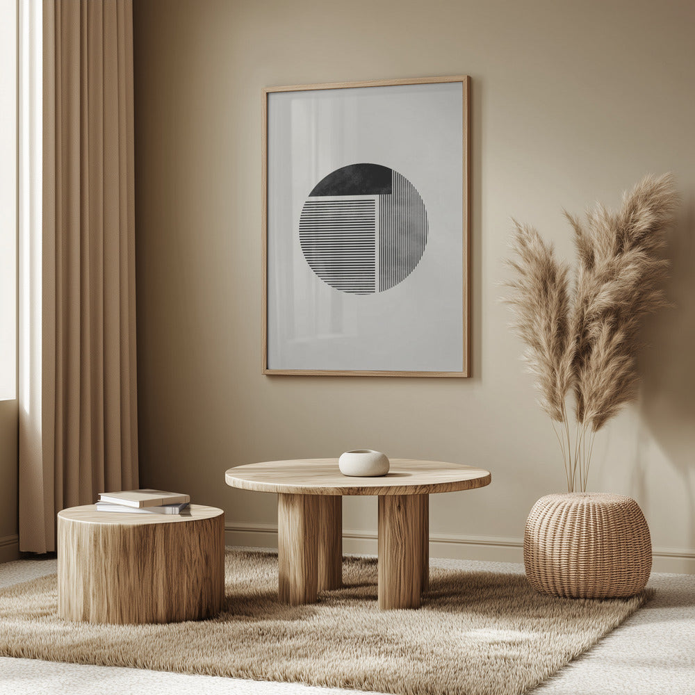 Minimalistisk rund | Poster