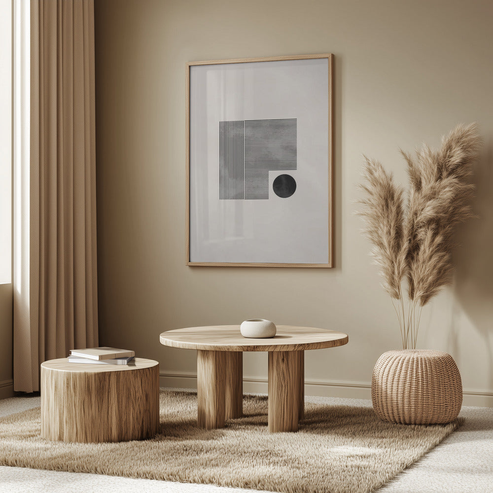 Minimalistisk fyrkantig | Poster
