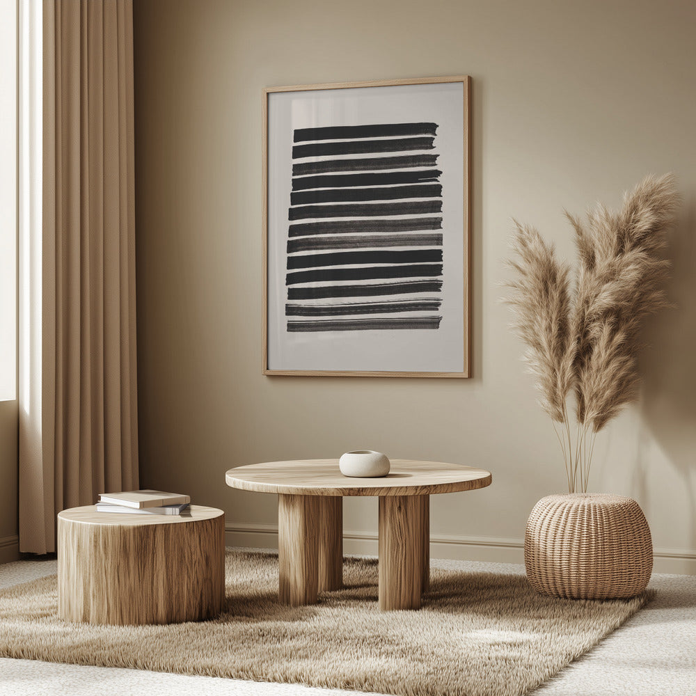 Ränder_Beige | Poster
