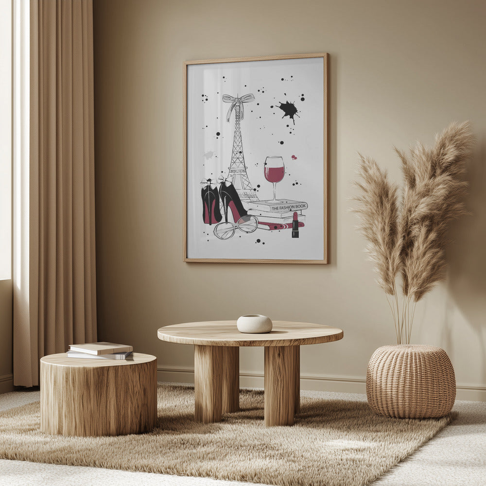 Chic parisisk natt | Poster
