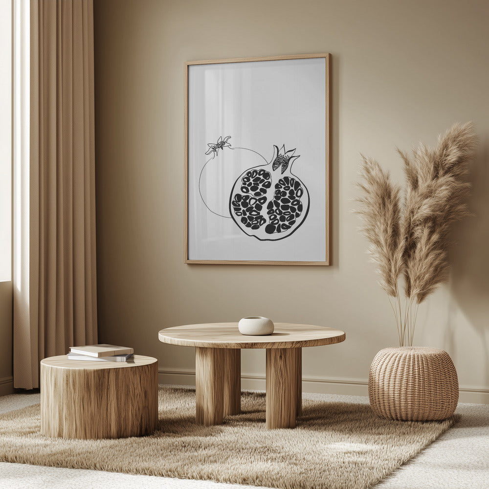 Melograni disegnati a mano | Poster - Stampe d’Arte